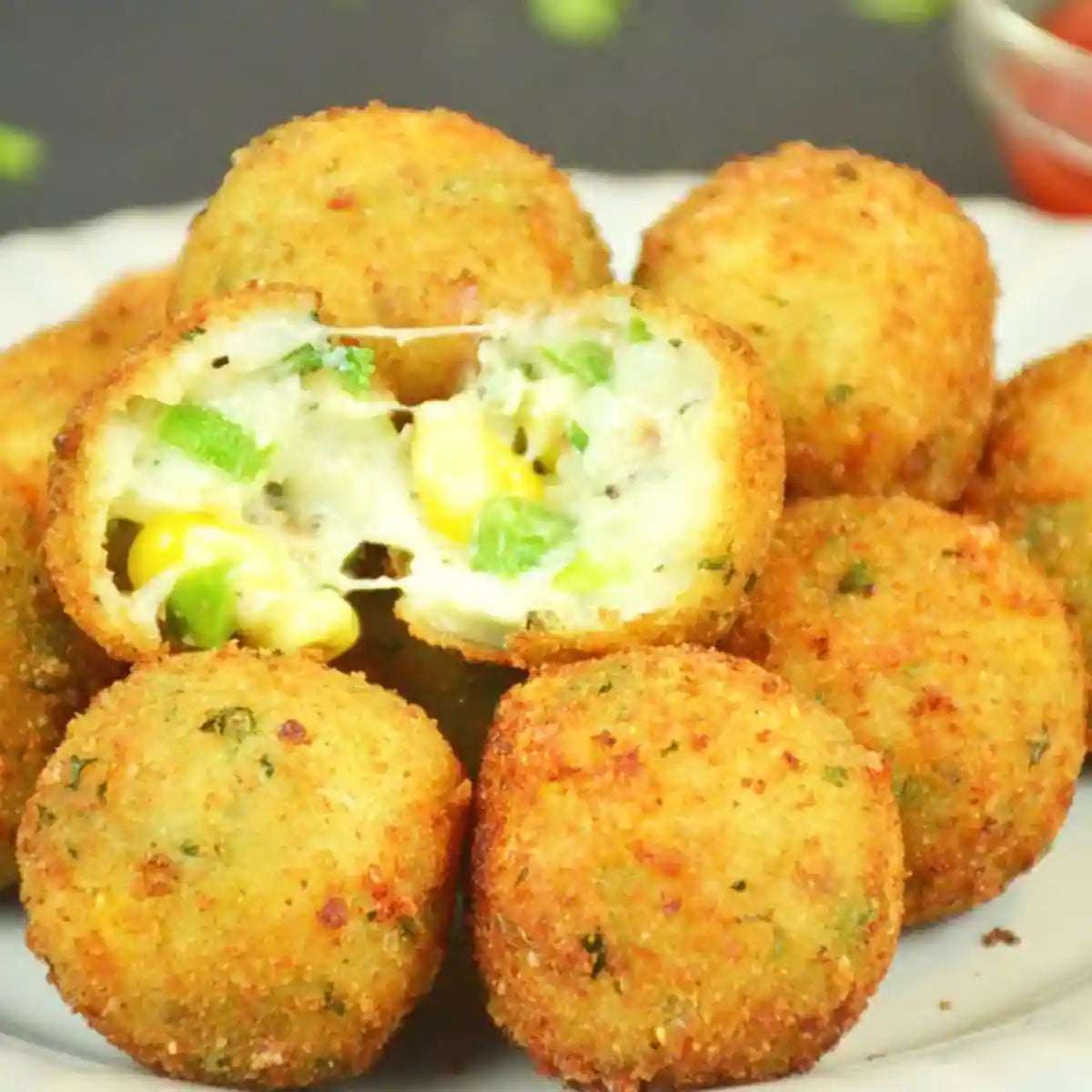 CHEESE CORN BALL (8PC)