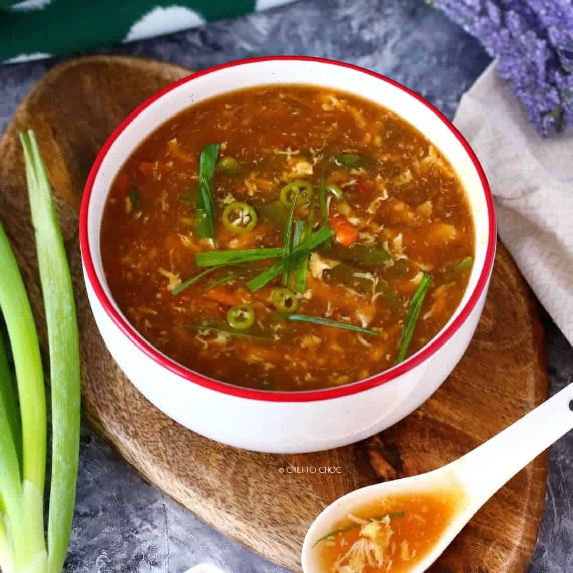 CHICKEN HOT & SOUR SOUP